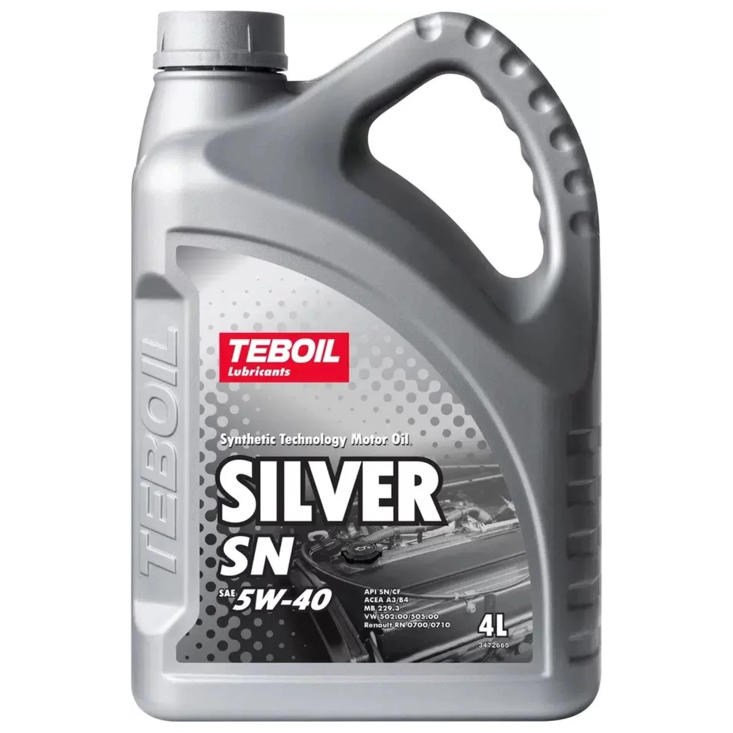 Масло моторное TEBOIL Silver SN 5W-40, 4л РАСПРОДАЖА Фото 1