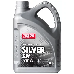 Масло моторное TEBOIL Silver SN 5W-40, 4л РАСПРОДАЖА Фото 1