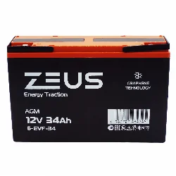Аккумулятор ZEUS 6-EVF-34 (12V34Ah) тяговый Фото 1