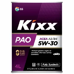 Масло моторное KIXX PAO А3/В4 5W-30, 4л Фото 1