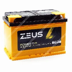 Аккумулятор ZEUS POWER 75 Ач прямая.п. Фото 1