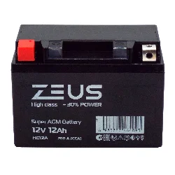 Аккумулятор ZEUS HIGH CLASS AGM 12 Ач п.п. (HC12A) Фото 1
