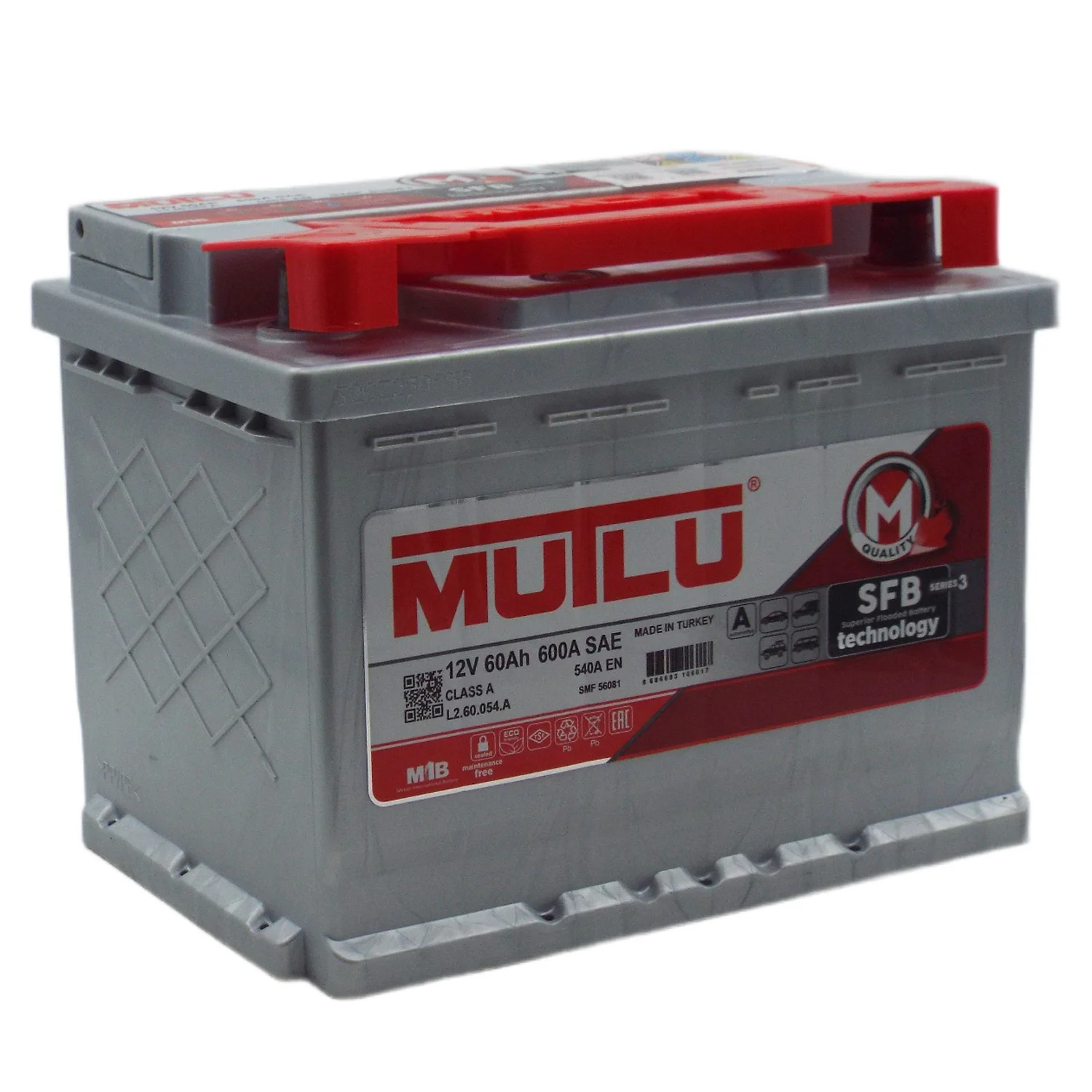 Аккумулятор MUTLU SFB 60 Ач о.п.