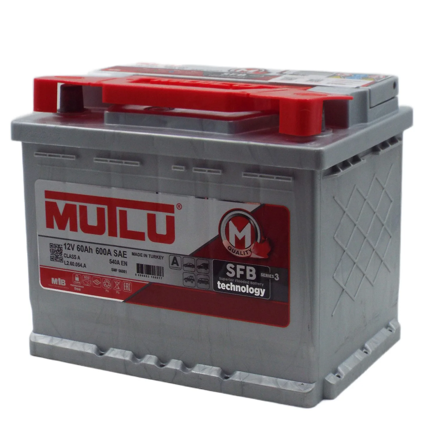Аккумулятор MUTLU SFB 60 Ач о.п. Фото 1