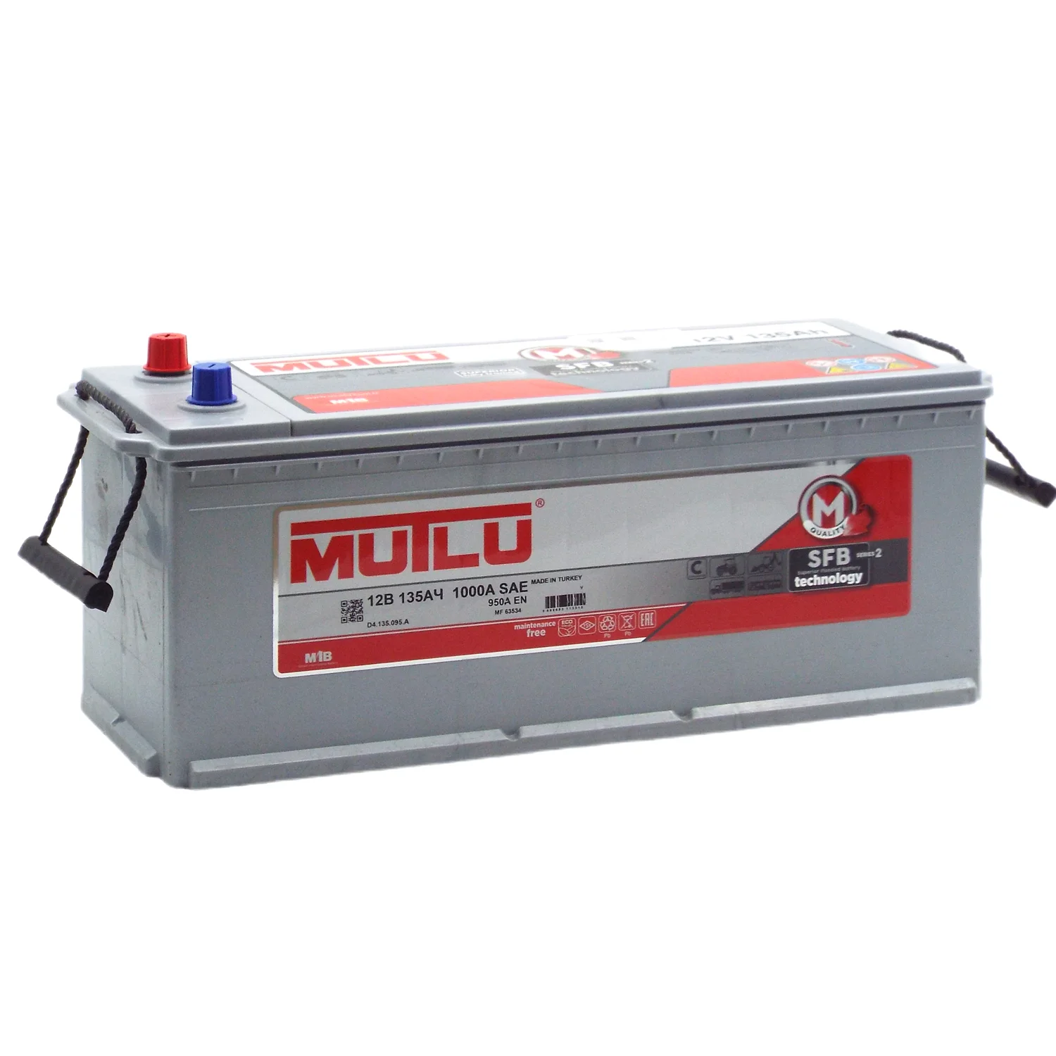Аккумулятор MUTLU SFB 135 Ач о.п. Фото 1