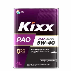 Масло моторное KIXX PAO A3/B4 5W-40, 4л Фото 1