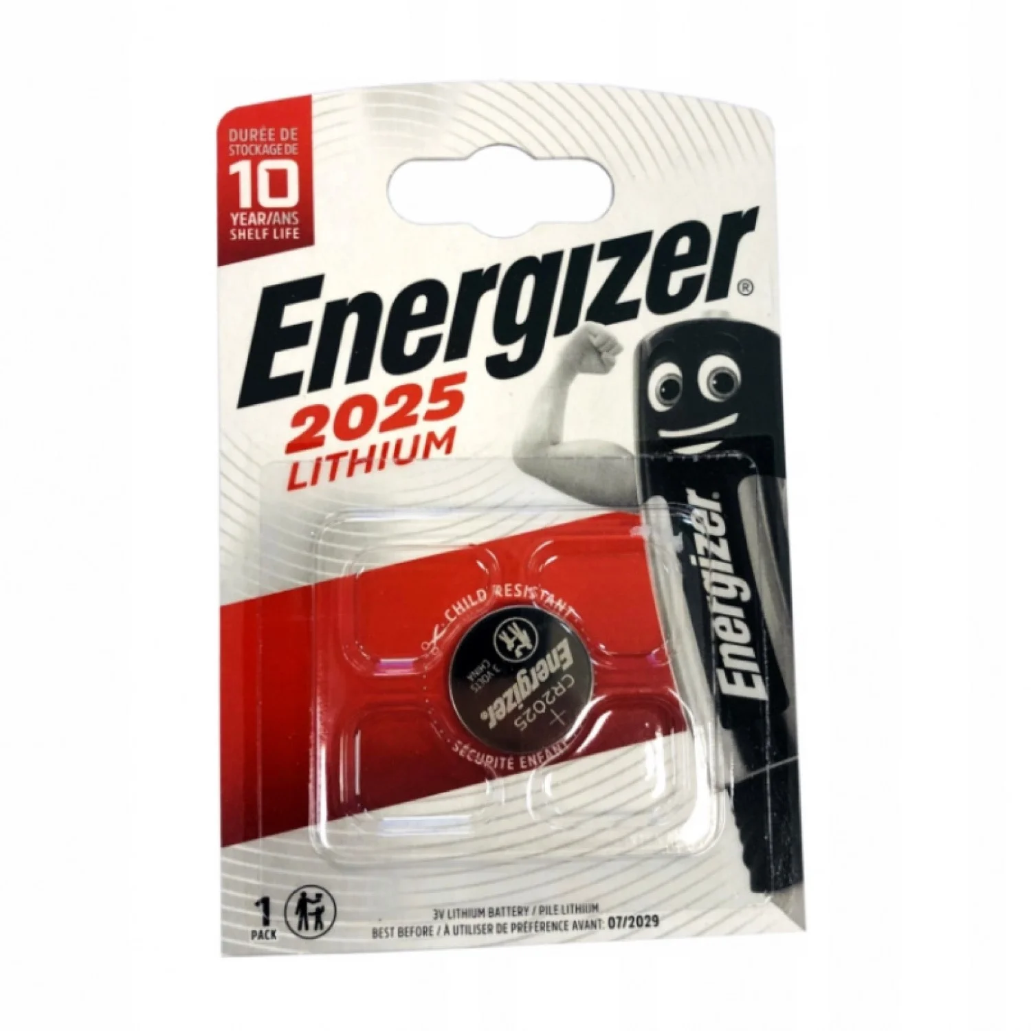 Батарейка Energizer CR2025 3V BL*1 Фото 1