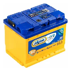 Аккумулятор АКОМ +EFB 60 Ач о.п. Фото 1