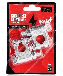 Клеммы СтартВОЛЬТ бок. болт и гайка D=10 мм (цинк) SBT 009 Фото 1