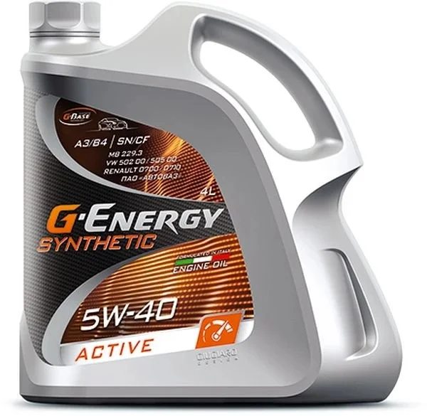 Масло моторное G-ENERGY Synthetic Active 5W-40, 4л