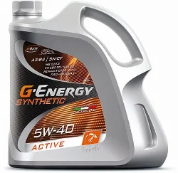 Масло моторное G-ENERGY Synthetic Active 5W-40, 4л Фото 1