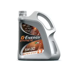 Масло моторное G-ENERGY Synthetic Super Start 5W-30, 4л Фото 1