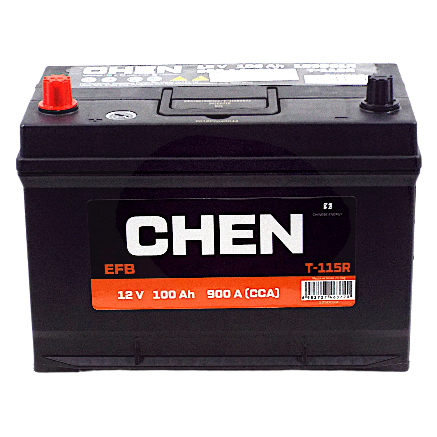 Аккумулятор CHEN EFB T-115R 135D31R Asia 100 Ач п.п. (900A) Фото 1