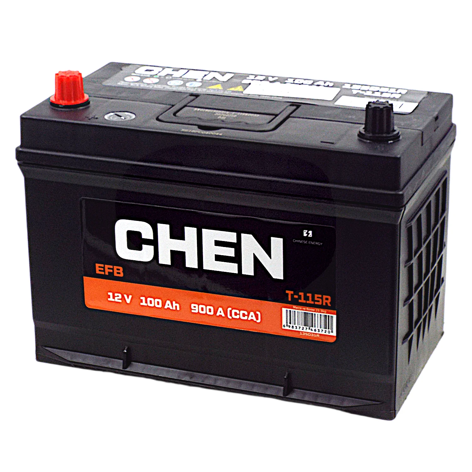 Аккумулятор CHEN EFB T-115R 135D31R Asia 100 Ач п.п. (900A) Фото 1