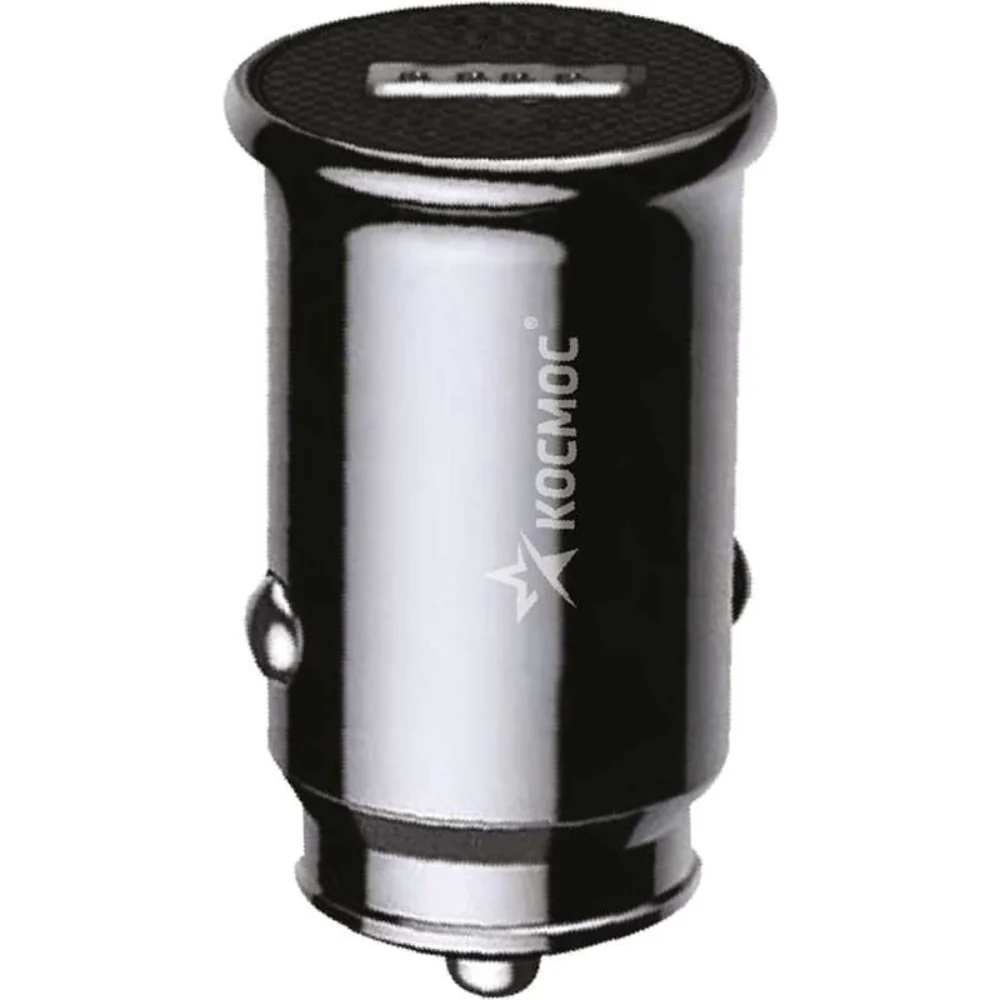 Адаптер авто USBx1 18Вт КОСМОС черный