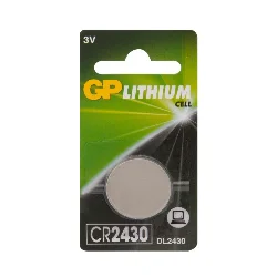 Батарейка GP CR2430 Lithium 3V BL*1 Фото 1