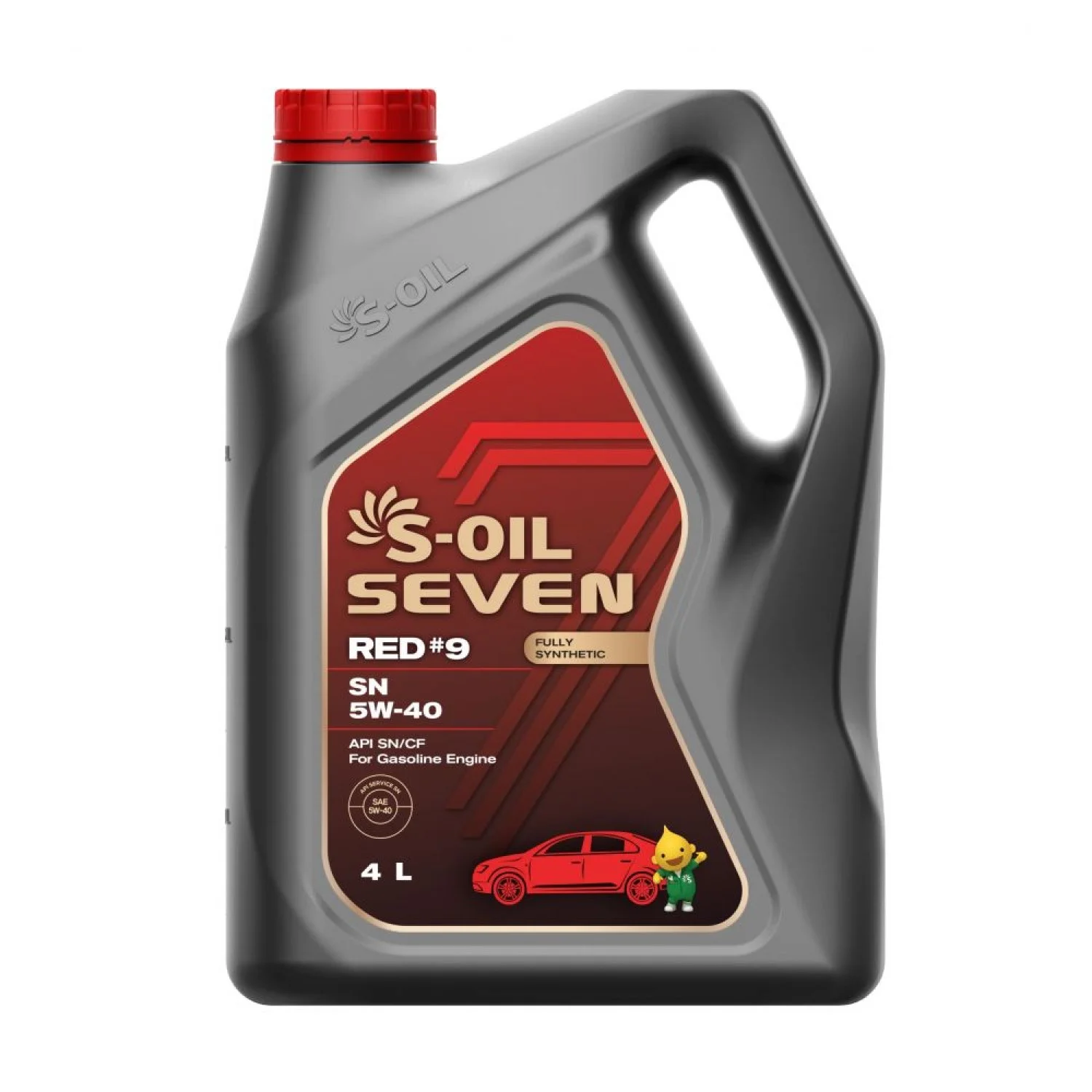 Масло моторное S-OIL Seven RED #9 SN 5W-40, 4л РАСПРОДАЖА Фото 1