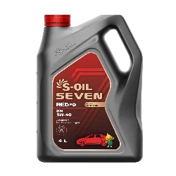 Масло моторное S-OIL Seven RED #9 SN 5W-40, 4л РАСПРОДАЖА Фото 1
