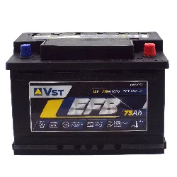 Аккумулятор VST EFB 75 Ач о.п. Фото 1