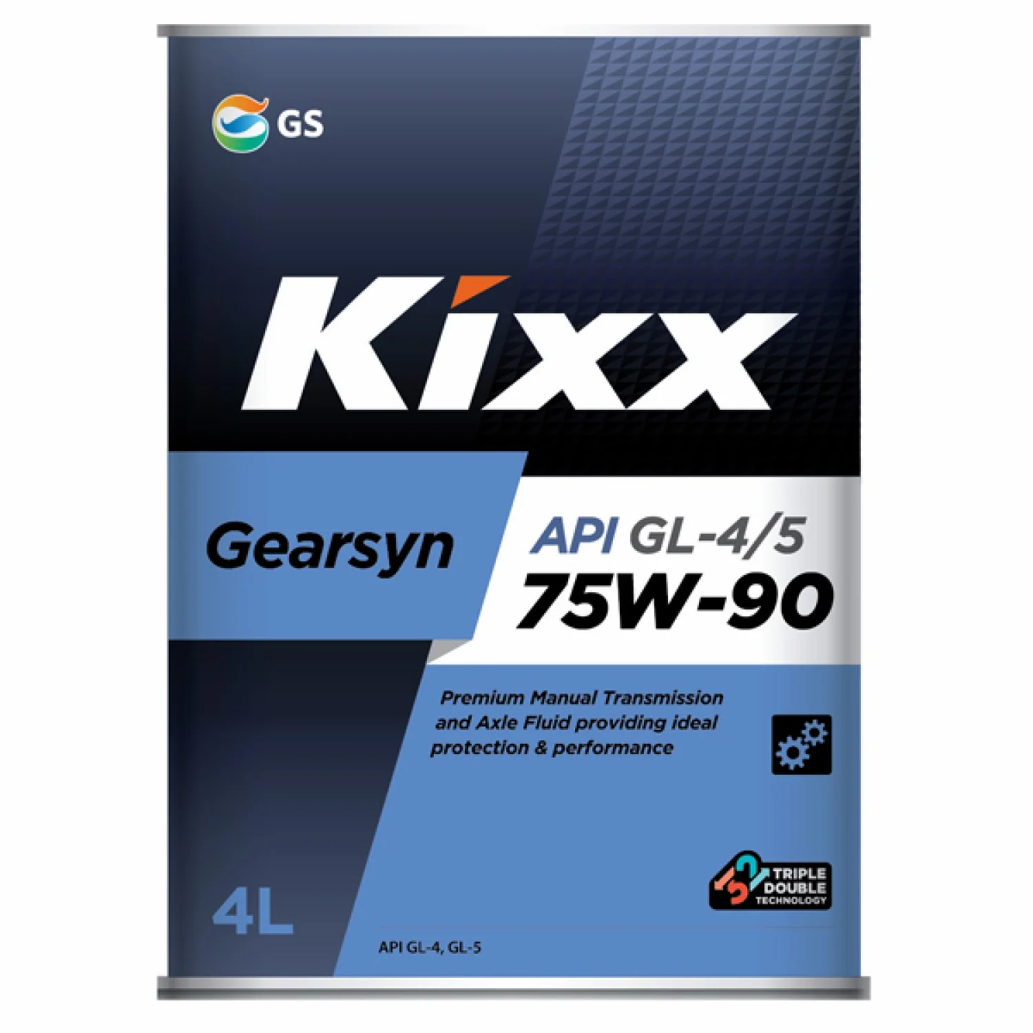 Масло трансмиссионное KIXX Gearsyn GL-4/5 75W-90, 4л Фото 1
