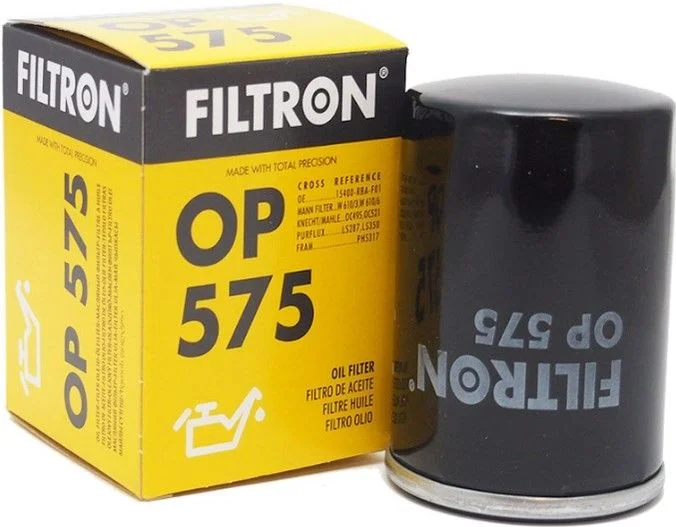 Фильтр масляный FILTRON OP575 (W610/3, GB-1072, LC-414, SM104) MITSUBISHI / HAVAL / JAC Фото 1