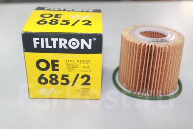 Фильтр масляный (картридж) FILTRON OE685/2 (HU6006z, GB-1231, LO-124, SH4051P) TOYOTA Фото 1