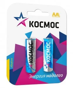 Батарейка Космос AA LR06 1.5V BL*1 Alkaline Фото 1