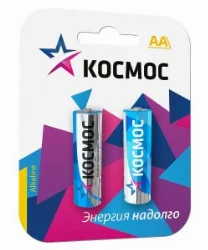 Батарейка Космос AA LR06 1.5V BL*1 Alkaline Фото 1