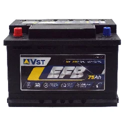Аккумулятор VST EFB 75 Ач п.п. Фото 1
