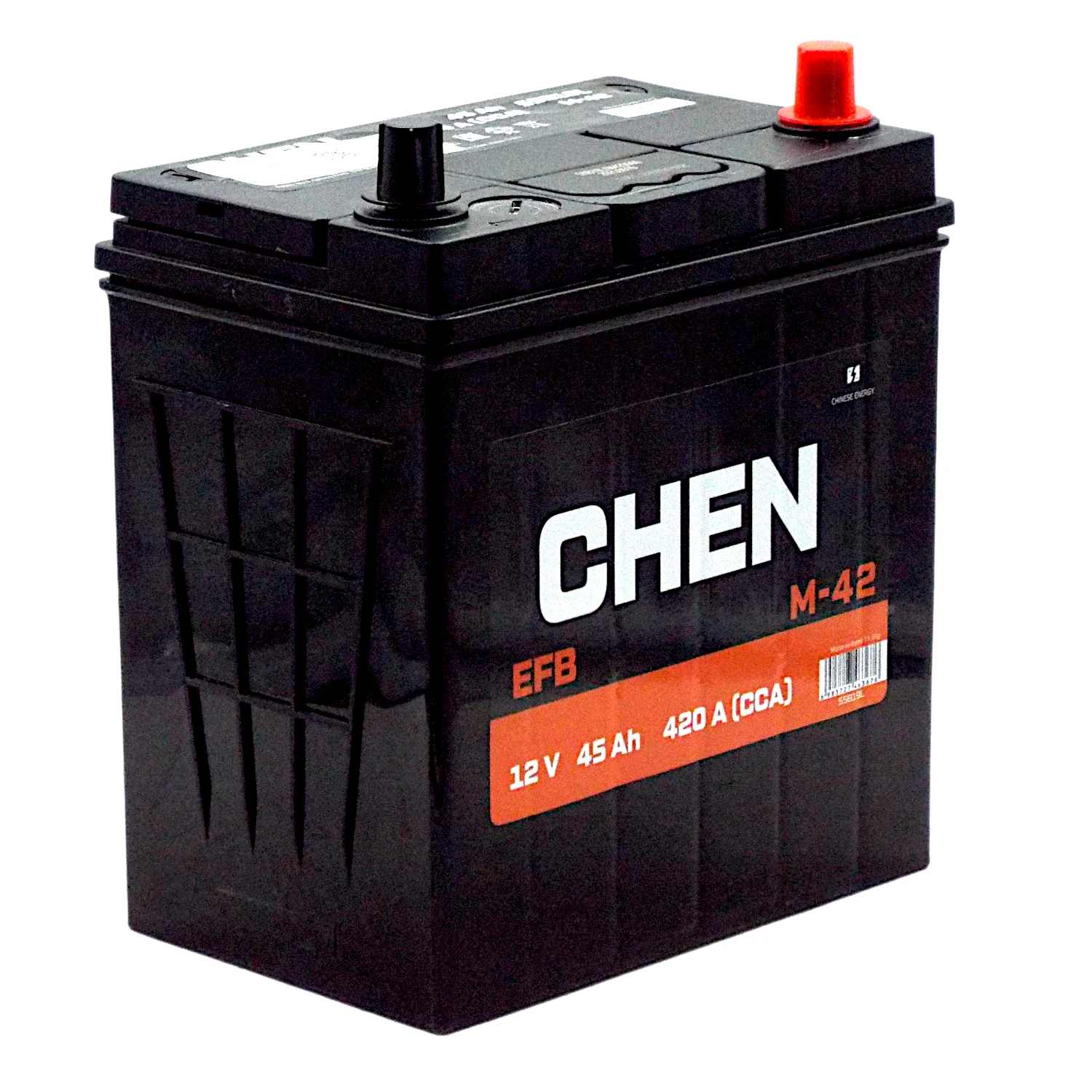 Аккумулятор CHEN EFB M-42 55B19L Asia 45 Ач о.п.