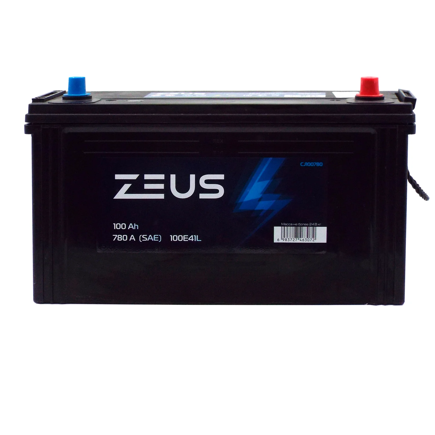 Аккумулятор ZEUS Asia 100E41L 100 Ач о.п. Фото 1