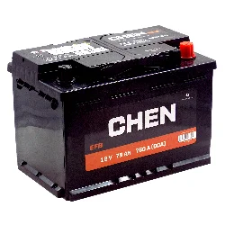 Аккумулятор CHEN EFB 75 Ач о.п. (760A) Фото 1