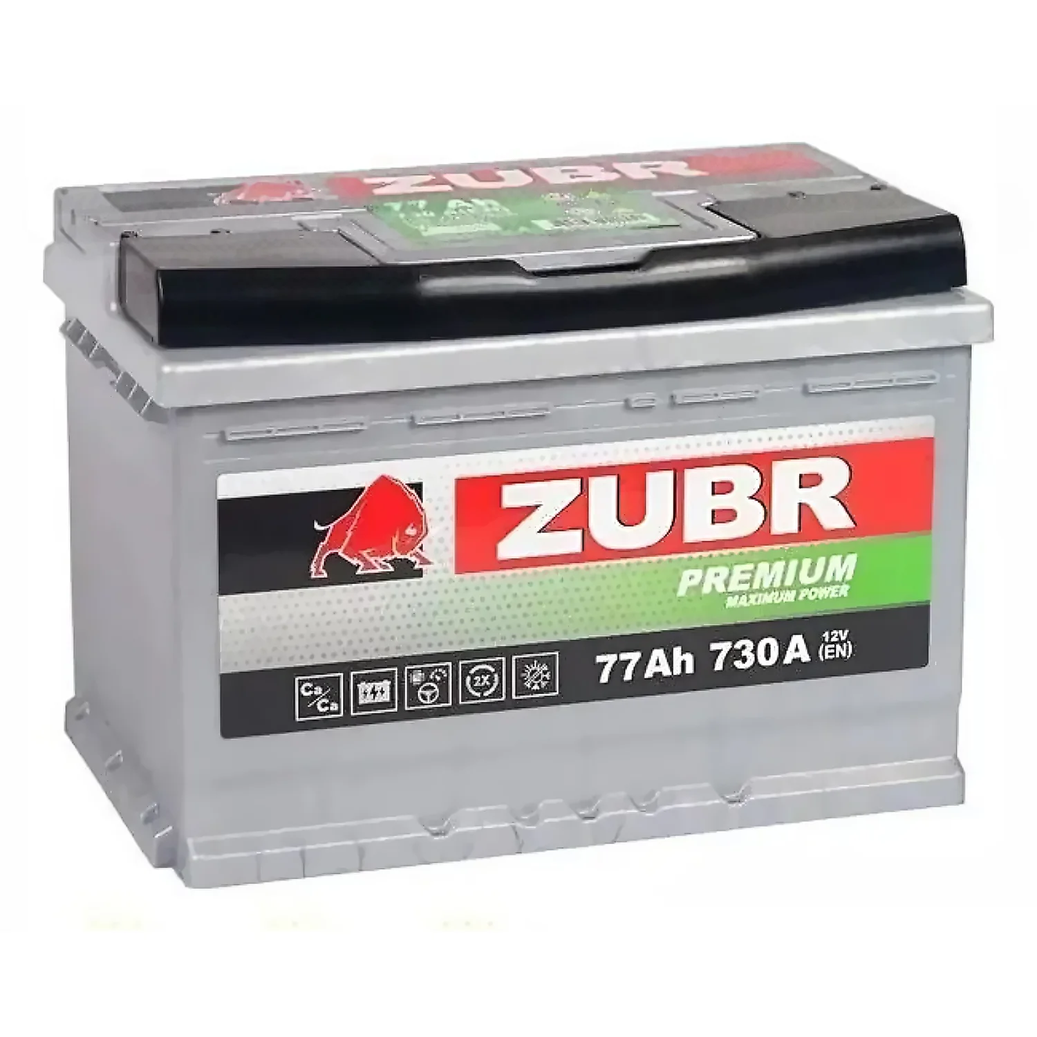 Аккумулятор ZUBR Premium LB 77 Ач о.п. Фото 1