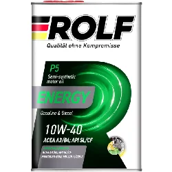 Масло моторное ROLF Energy 10W-40 SL/CF, 4л РАСПРОДАЖА Фото 1