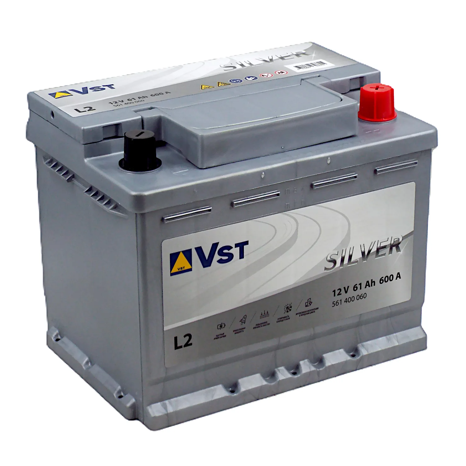 Аккумулятор VST Silver L2 61 Ач о.п.