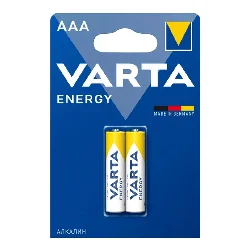 Батарейка VARTA LR03 AAA 1.5V BL*2 Фото 1