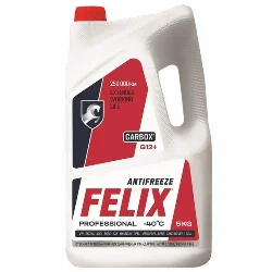 Антифриз FELIX Carbox G12+ красный, 5кг Фото 1