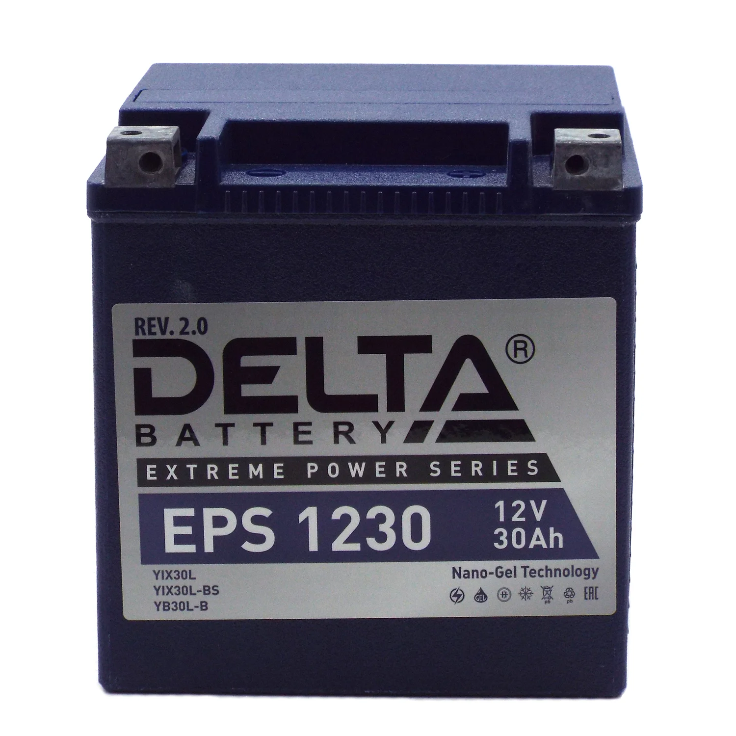 Аккумулятор DELTA EPS 1230 30 Ач о.п. (YTX30L-BS) Фото 1