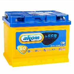 Аккумулятор АКОМ +EFB 60 Ач п.п. Фото 1