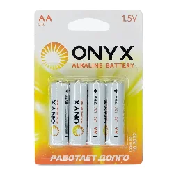 Батарейка ONYX LR06 AA 1.5V BL*4 Фото 1