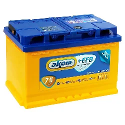 Аккумулятор АКОМ +EFB 75 Ач о.п. Фото 1