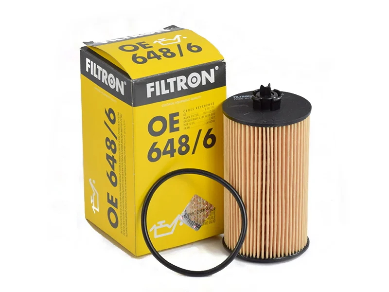Фильтр масляный (картридж) FILTRON OE648/6 (HU612/2x, GB-1163, LO-1520, SH4044P) CHEVROLET / OPEL Фото 1