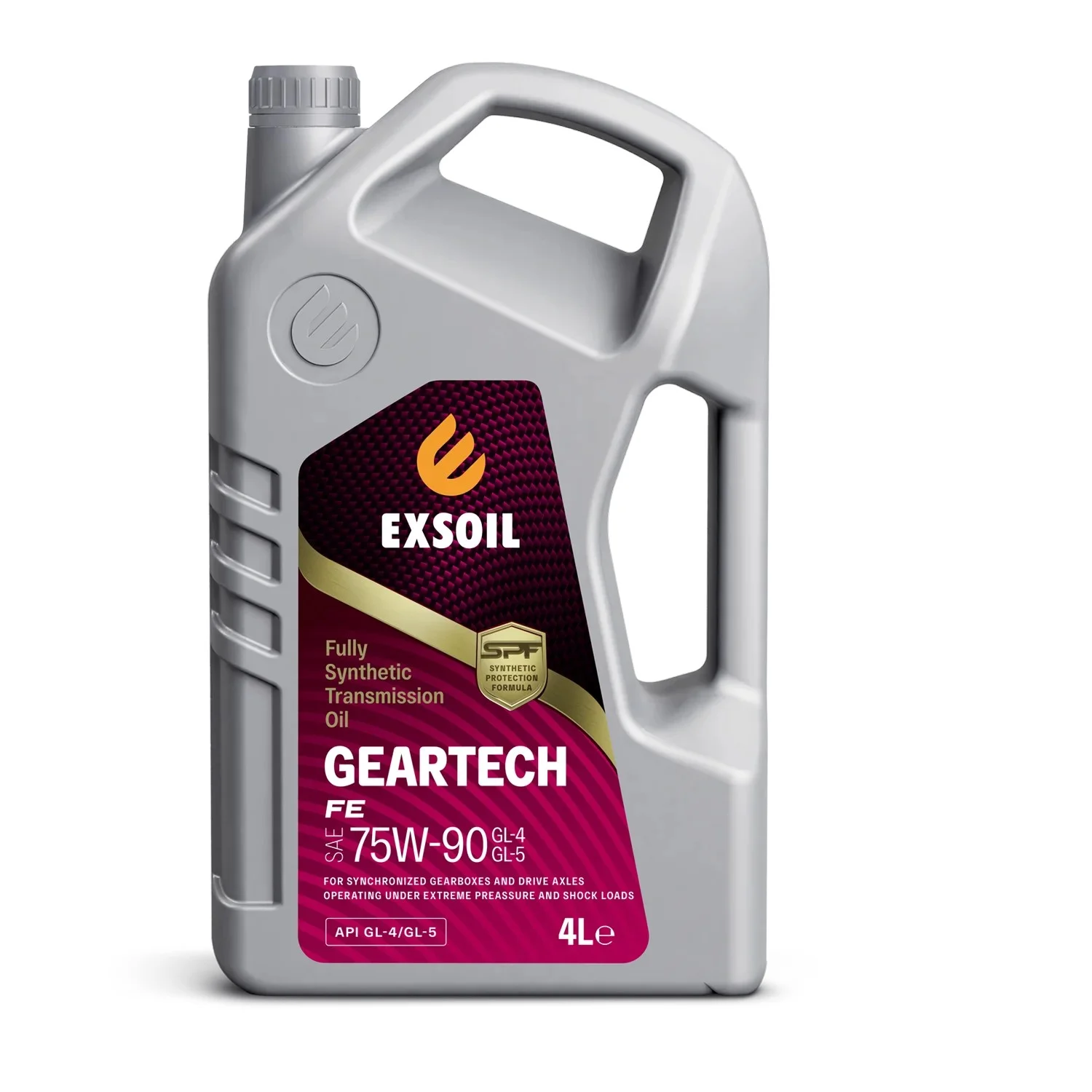 Масло трансмиссионное EXSOIL Geartech FE GL-4/5 75W-90, 4л Фото 1