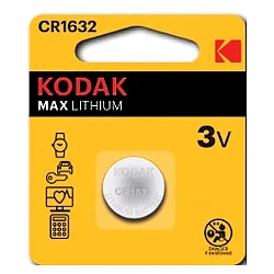 Батарейка Kodak CR1632 MAX Lithium 3V BL*1 Фото 1
