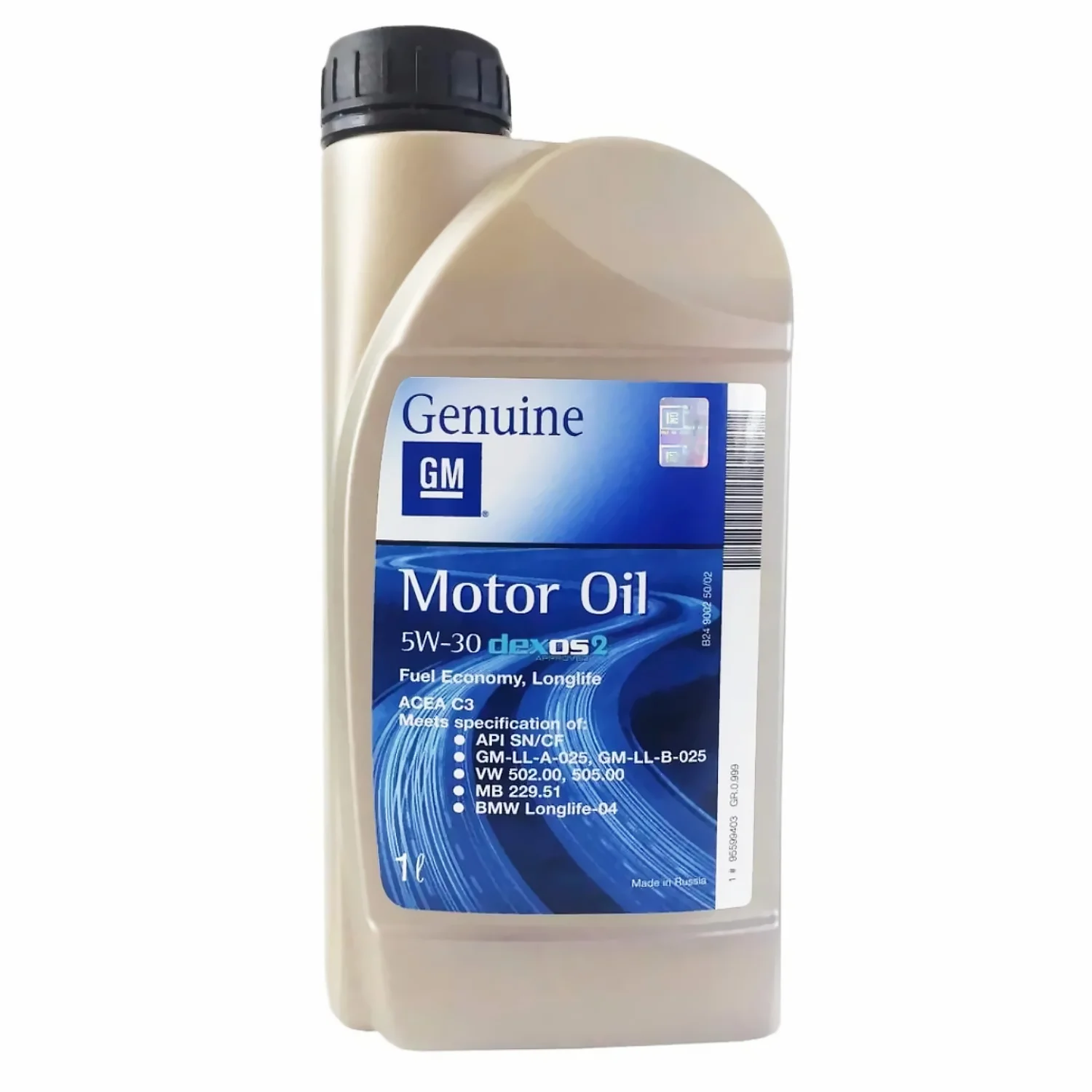 Масло моторное GM Genuine Dexos2 5W-30, 1л Фото 1