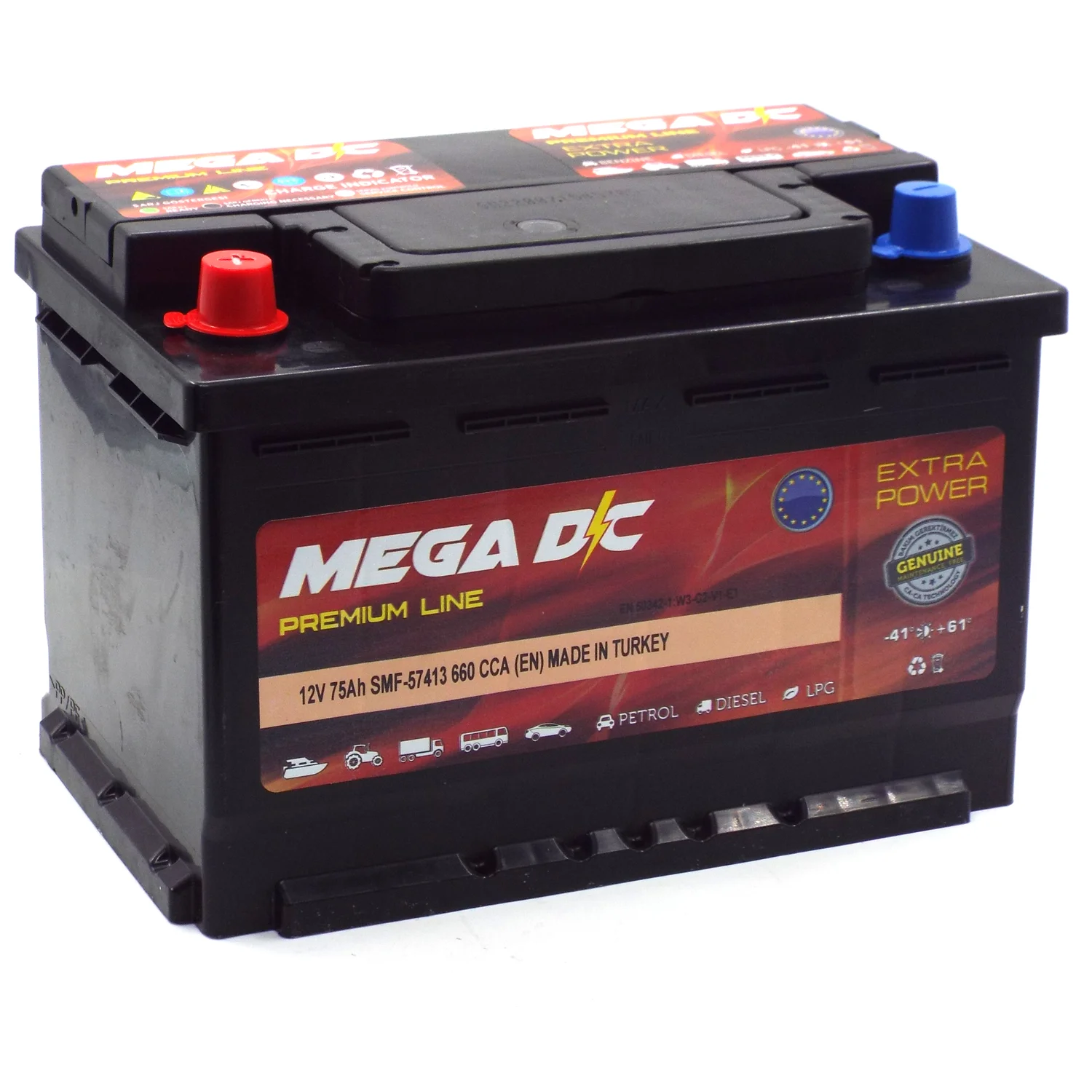 Аккумулятор MEGA DC 75 Ач п.п. Фото 1