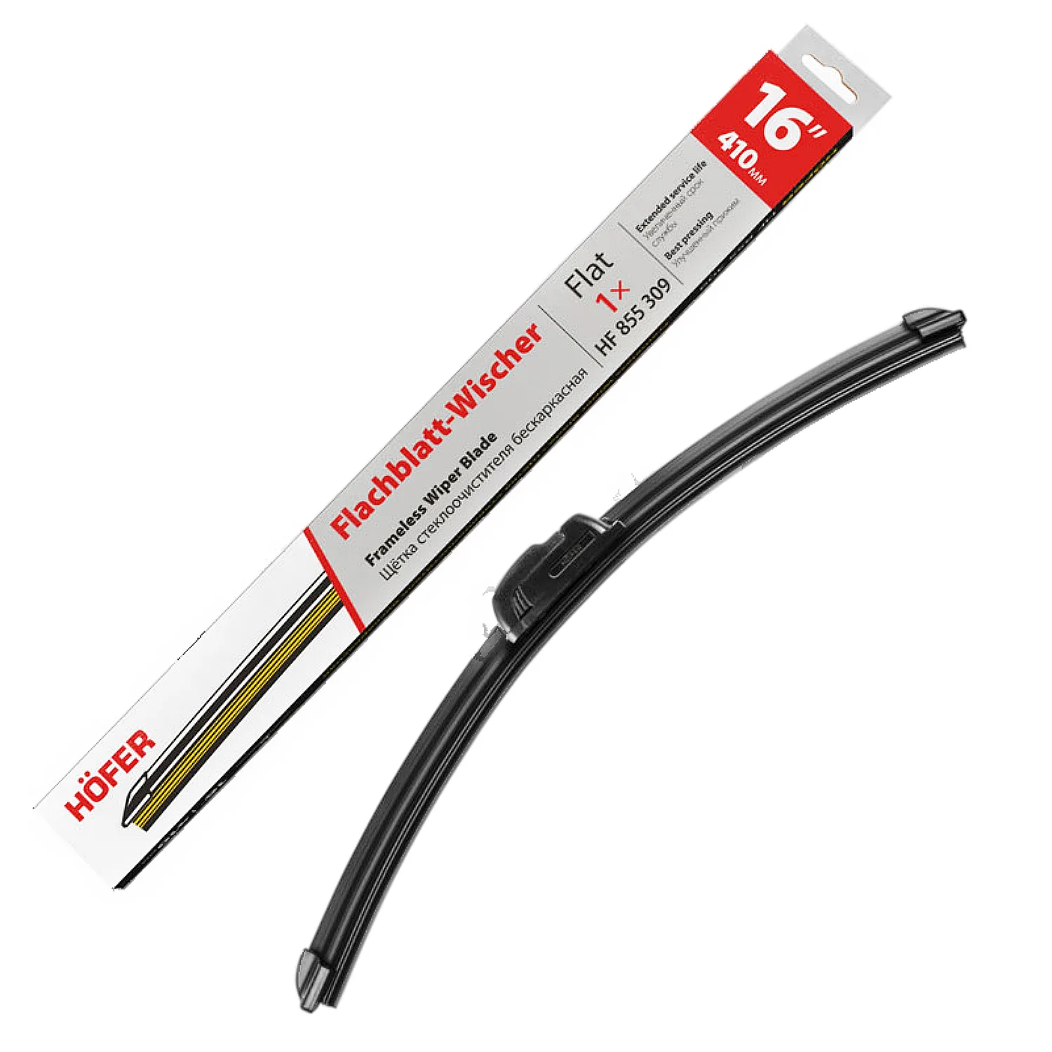 Щетка стеклоочистителя бескаркасная HOFER 16