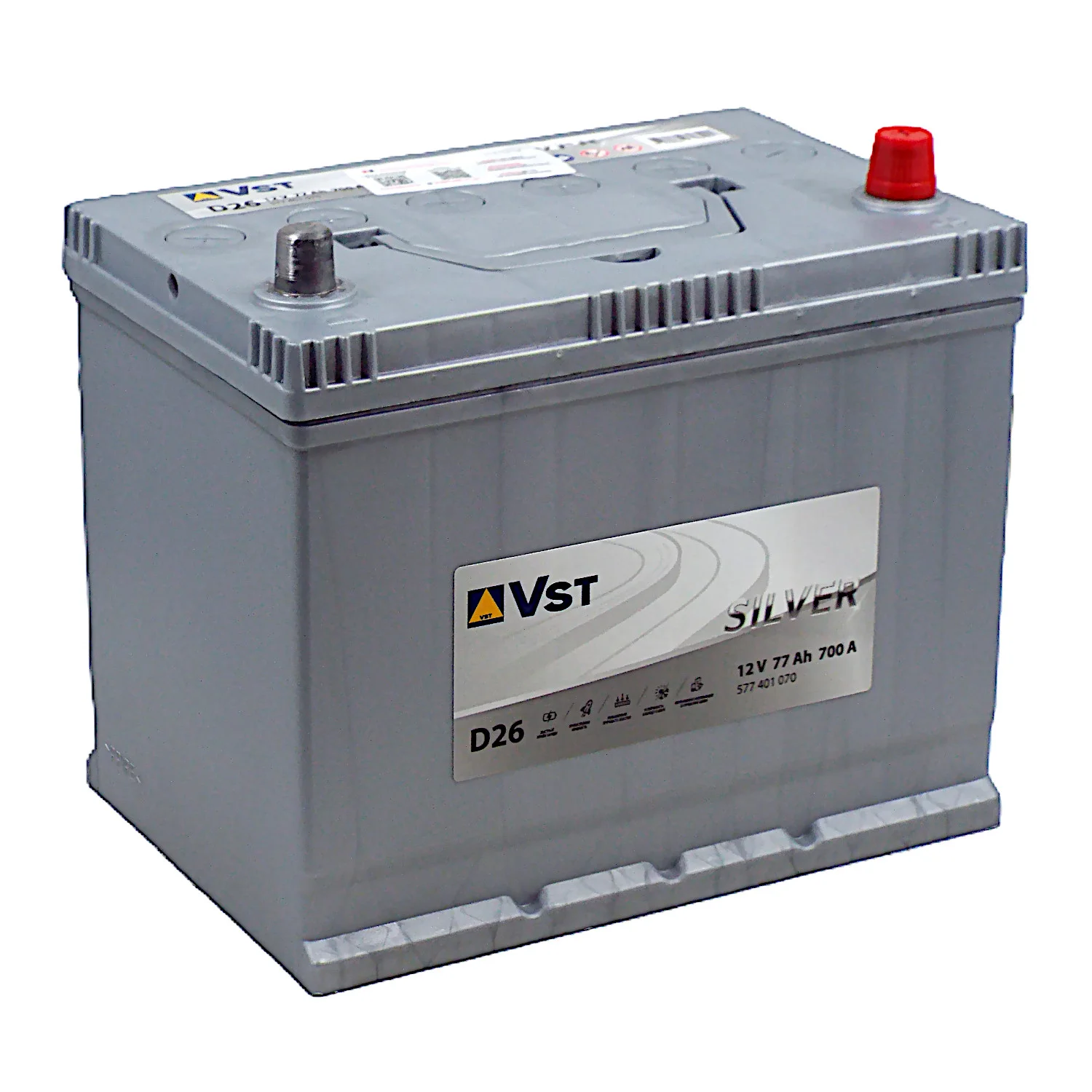 Аккумулятор VST Silver Asia D26 77 Ач о.п.