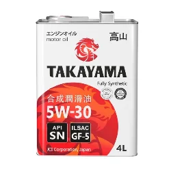Масло моторное TAKAYAMA Adaptec SN 5W-30, 4л РАСПРОДАЖА Фото 1