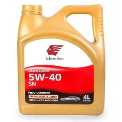 Масло моторное IDEMITSU Fully-Synthetic 5W-40, 4л Фото 1